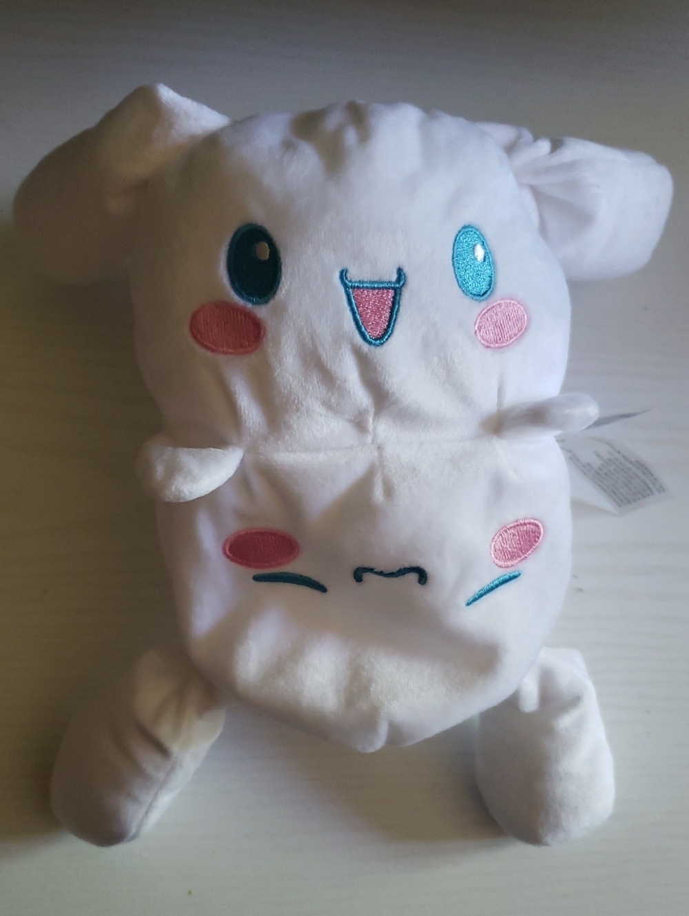 White Plush Double-Face Cinnamoroll By TeeTurtle